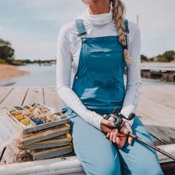 Aftco Womens Field Overalls - Moonlight -Fishing Gear Store aftco womens field overalls moonlight 37608.1651453244