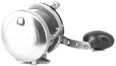 Avet HXJ 5/2 2-Speed Lever Drag Casting Reel Silver - Left-Hand 1 Avet HXJ 5/2 2-Speed Lever Drag Casting Reel Silver - Left-Hand