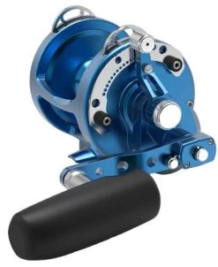 Avet HXW Raptor 3-Speed Lever Drag Casting Reel - Blue