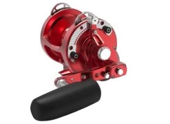 Avet HXW Raptor 3-Speed Lever Drag Casting Reel- Red