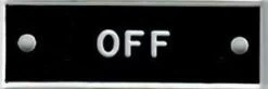 Bernard IP015 Off 1.5in Identi-Plate