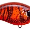 Bill Lewis SB-57 Squarebill Crankbait Lure - Red Glitter Craw