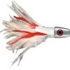 C&H No Alibi Trolling Feather Lure - 4 Oz. - White/Red