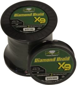 Diamond Braid Generation III X9 Braided Line - Green