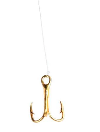 Eagle Claw 673 Treble Snelled Hooks W/ 18 Inch Line 1 Eagle Claw 673 Treble Snelled Hooks W/ 18 Inch Line