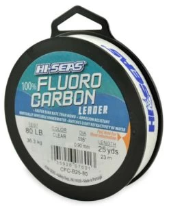 Hi-Seas Fluorocarbon Leader 25 Yd. Spool CFC-B25-80