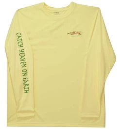 IBig Seagrass Redfish Performance Long Sleeve Shirt - Canary - Medium -Fishing Gear Store ibig seagrass redfish performance long sleeve shirt canary m 24677.1651443618