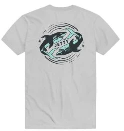 Jetty Backflip Short Sleeve T-Shirt - Silver - 2X-Large