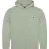 Jetty Skiff UV Hooded Long Sleeve Shirt - Sage - X-Large