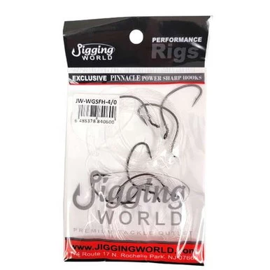 Jigging World Snelled Fluke Hooks 1 Jigging World Snelled Fluke Hooks