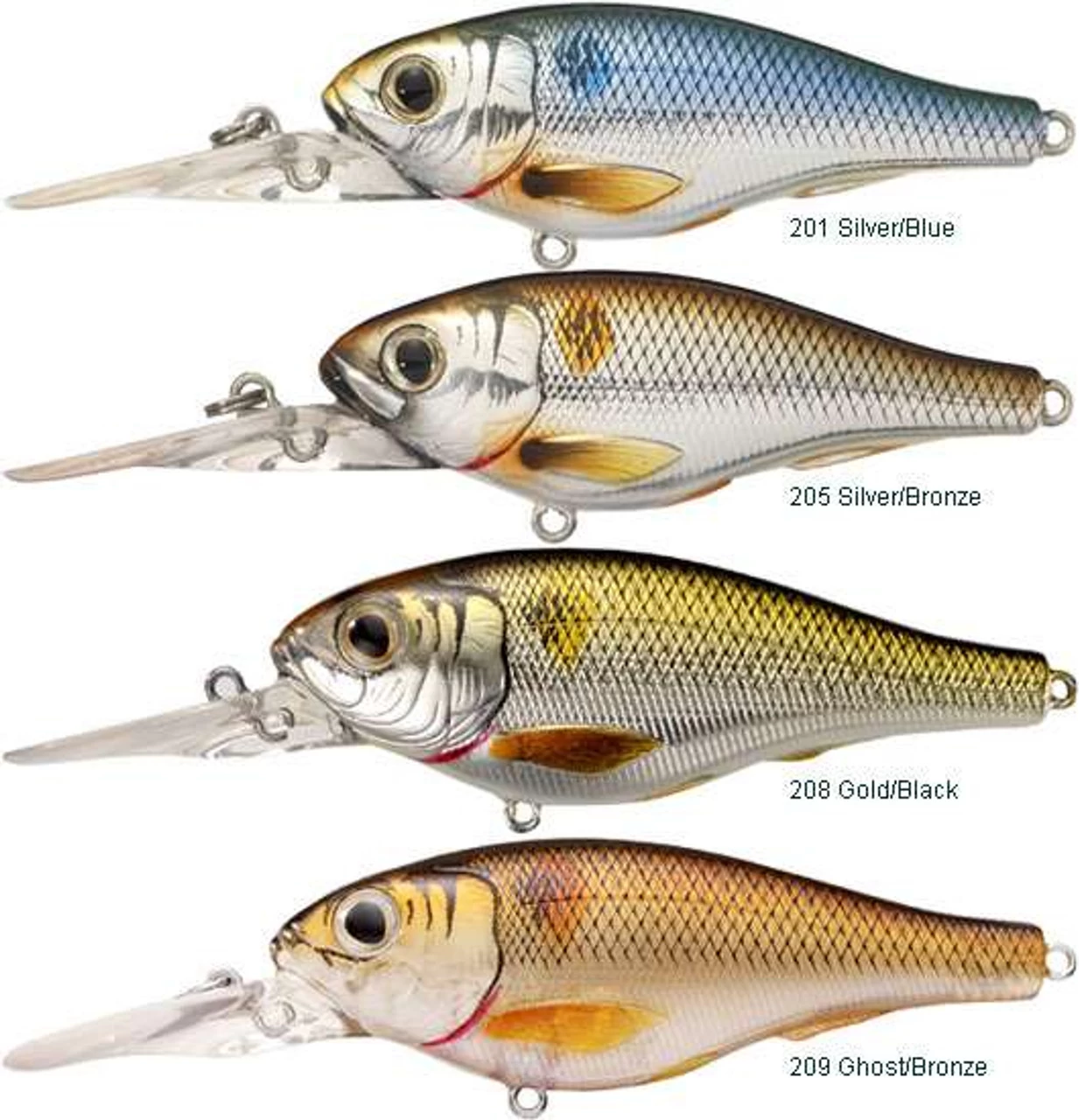 LIVETARGET Lures Threadfin Shad Crankbait 2 LIVETARGET Lures Threadfin Shad Crankbait - Image 2