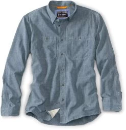 Orvis Tech Chambray Long Sleeve Work Shirt
