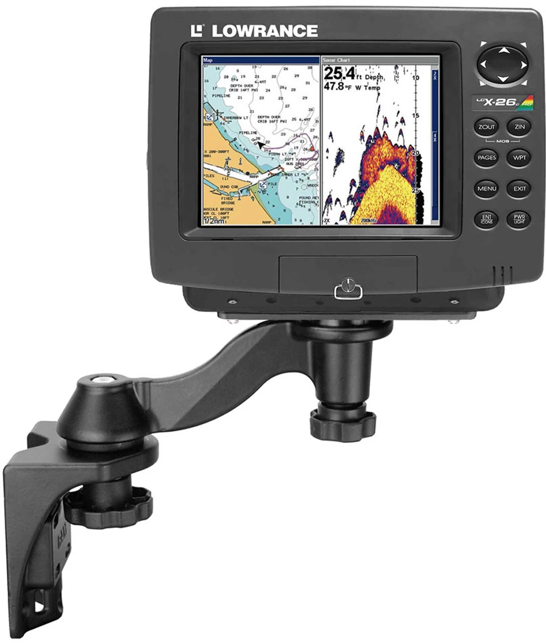 RAM MOUNTS RAM Vertical 6" Swing Arm Mount For Fishfinders & Plotters 2 RAM MOUNTS RAM Vertical 6" Swing Arm Mount For Fishfinders & Plotters - Image 2