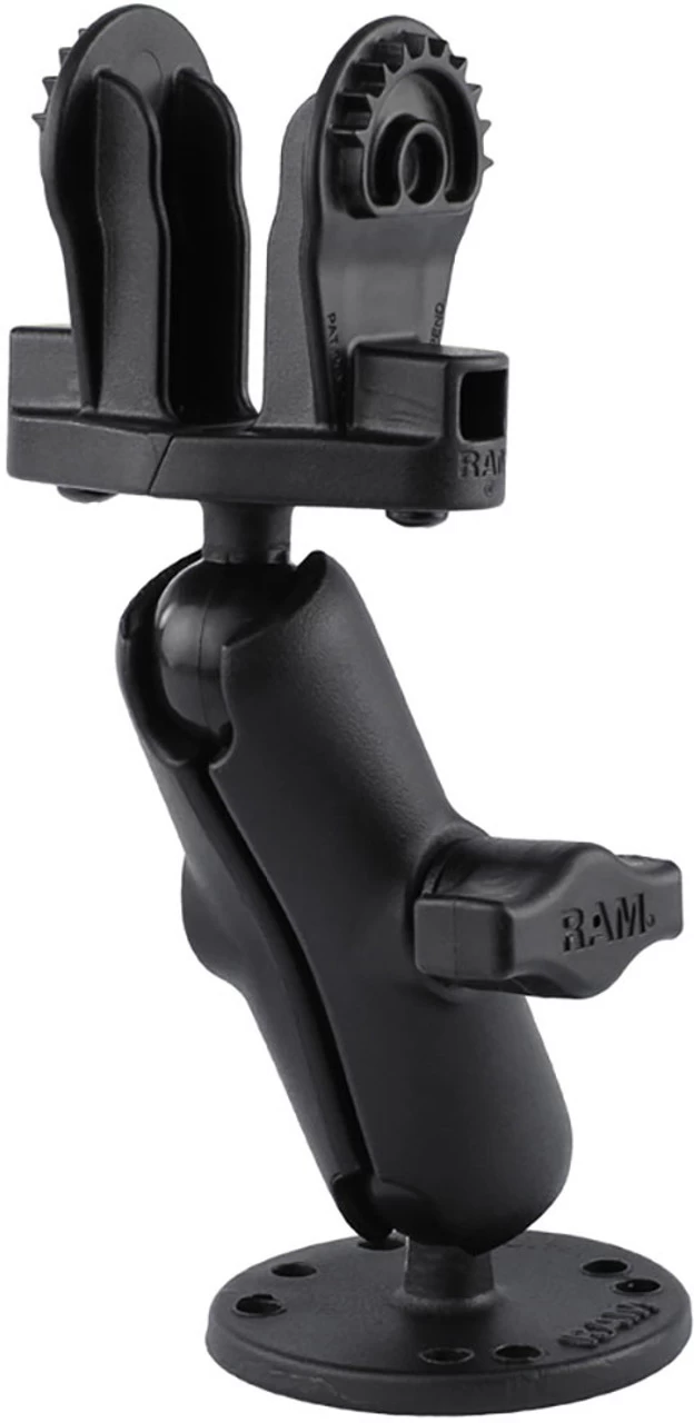 RAM MOUNTS RAM Double Ball Mount For Lowrance Hook2 Series - B Size - 1 In. 1 RAM MOUNTS RAM Double Ball Mount For Lowrance Hook2 Series - B Size - 1 In.