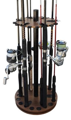 Rush Creek Creations 24 Rod Spinning Storage Floor Racks -Fishing Gear Store rush creek creations 24 rod spinning storage floor racks 56621.1651237221