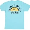 Salty Crew Baja Fresh Short Sleeve T-Shirt - Pacific Blue