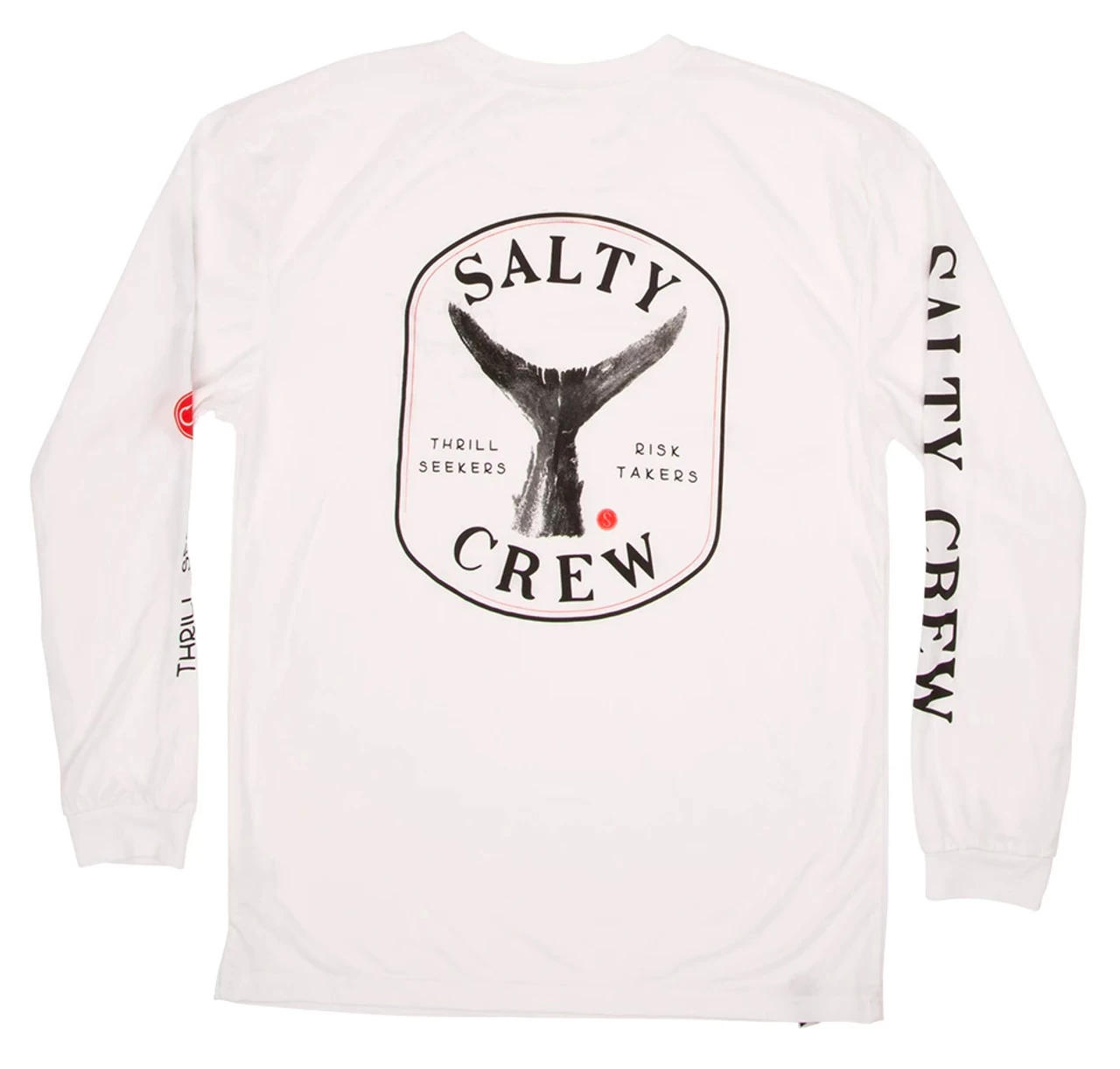 Salty Crew Fishstone Long Sleeve Tech T-Shirt - White