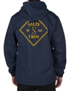 Salty Crew Tippet Snap Jacket - Navy - 2X-Large -Fishing Gear Store salty crew tippet snap jacket navy 2xl 28510.1651418619