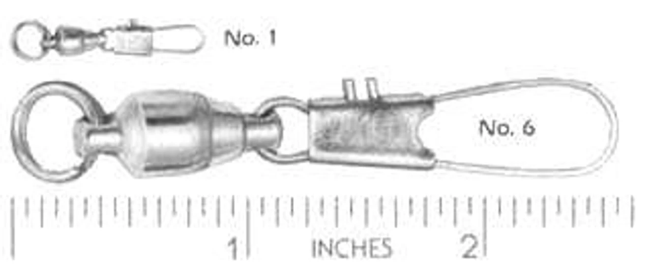 Sampo Split Ring & Lock Snap Swivels 2 Sampo Split Ring & Lock Snap Swivels - Image 2
