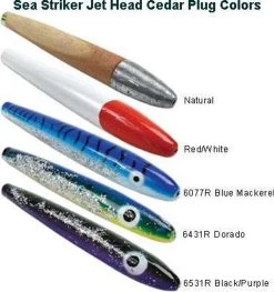Sea Striker Jet Head Cedar Plugs -Fishing Gear Store sea striker jet head cedar plugs 87630.1651077957