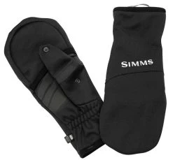 Simms Freestone Foldover Mitt - Black - X-Large