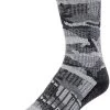 Simms Merino Midweight Hiker Sock - Hex Flo Camo Carbon - Medium