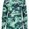 Simms Womens Solarflex Hoody - Woodland Camo Avalon - Small