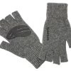 Simms Wool Half Finger Mitt - Steel