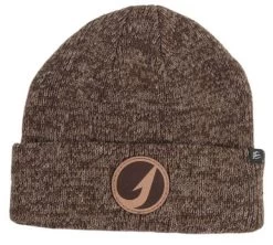 TackleDirect Cuffed Beanie With TD Logo Patch - Brown