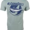 TackleDirect Marlin Short Sleeve T-Shirt - Heather Sage - Medium