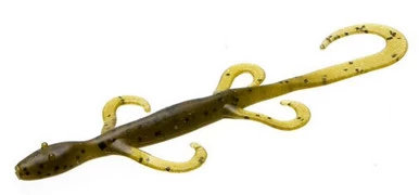 Zoom Mini Lizard - Green Pumpkin 1 Zoom Mini Lizard - Green Pumpkin